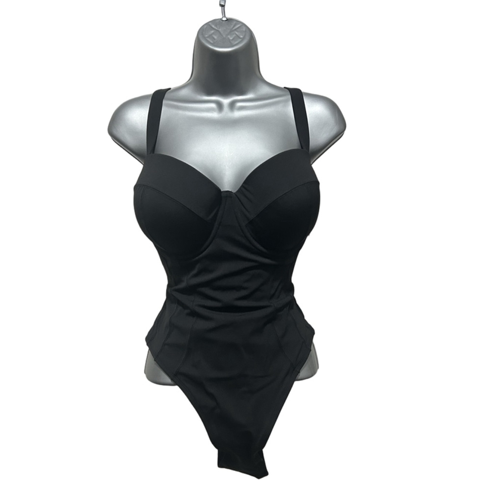 NWT TA3 Hi Cut Lushy Short torso size large cup size H/I